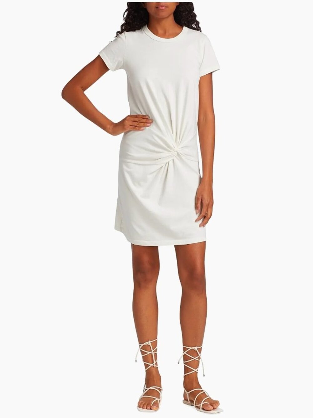 New NSF Kaden twist knot tee dress
